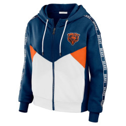 CHI W Color Block FZ Hoodie NVY