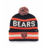 CHI W Bering Cuffed Pom Knit NVY OSFA